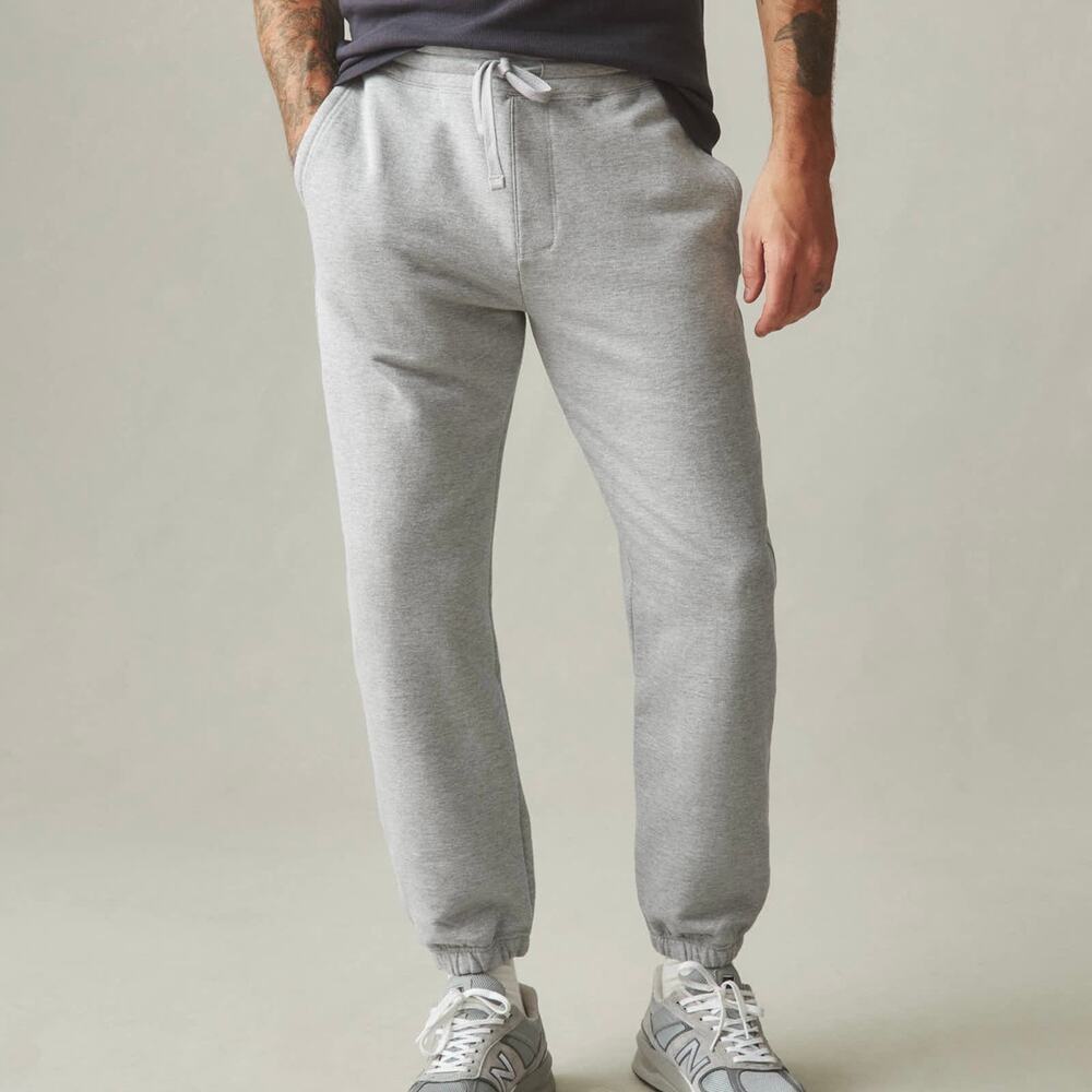 American Giant Classic Jogger Sweat Pant Men's Medium Gray Made USA